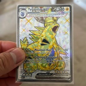 Tyranitar ex - 211/197 Obsidian Flames Full Art Pokemon - NM